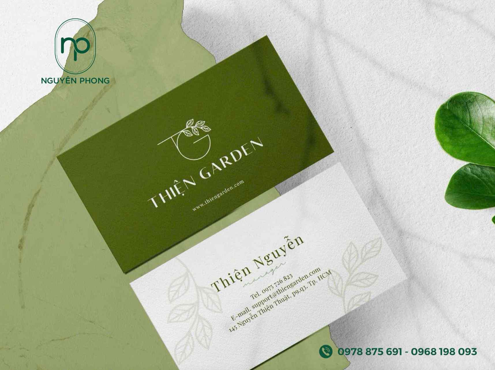 Kiểu dáng card visit phổ biến 